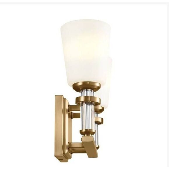 Kichler Lighting 55146BNB Rosalind 2 Light Vanity Light Bath Bracket Brass - Picture 3 of 8